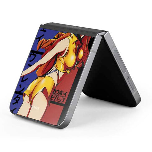 Cowboy Bebop Faye Valentine Galaxy Z Flip6 Skin